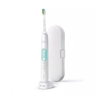 Philips HX6857/28 Sonicare ProtectiveClean 5100, zubná kefka, 62000 kmitov/min, 3 režimy, časovač, púzdro, biela