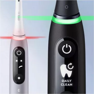 Oral-B iO6 elektrická zubná kefka, magnetická, 5 režimov, displej, umelá inteligencia, časovač, čierny