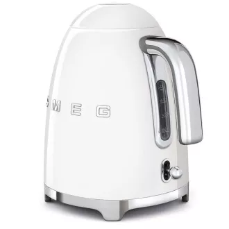 Smeg KLF03WHEU, rýchlovarná kanvica, 1, 7 l, (7 šálok), 2400 W, štýl 50. rokov, biela