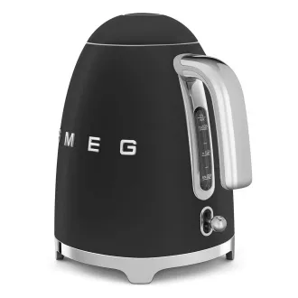 Smeg KLF03BLMEU, rýchlovarná kanvica, 1, 7 l, (7 šálok), 2400 W, štýl 50. rokov, matná čierna