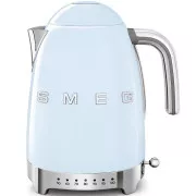 Smeg KLF04PBEU rýchlovarná kanvica, 1, 7 l (7 šálok), 2400 W, štýl 50. rokov, riadenie teploty, 7 programov, pastelovo modrá