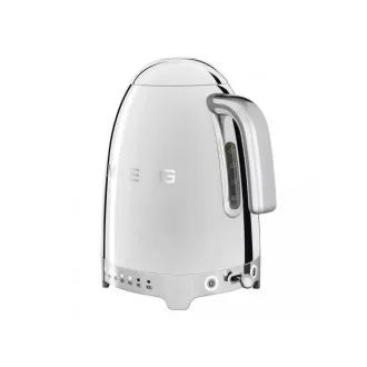 Smeg KLF04SSEU rýchlovarná kanvica, 1, 7 l (7 šálok), 2400 W, štýl 50. rokov, riadenie teploty, 7 programov, chrómová Smeg KLF04SSEU rýchlovarná kanvica, 1, 7 l (7 šálok), 2400 W, štýl 50. rokov, riadenie teploty, 7 programov, chrómová