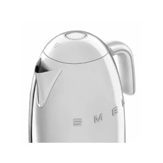 Smeg KLF04SSEU rýchlovarná kanvica, 1, 7 l (7 šálok), 2400 W, štýl 50. rokov, riadenie teploty, 7 programov, chrómová Smeg KLF04SSEU rýchlovarná kanvica, 1, 7 l (7 šálok), 2400 W, štýl 50. rokov, riadenie teploty, 7 programov, chrómová