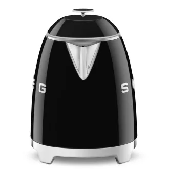 Smeg KLF05BLEU mini rýchlovarná kanvica, 0, 8 l / 3 šálky, 1400 W, štýl 50. rokov, čierna