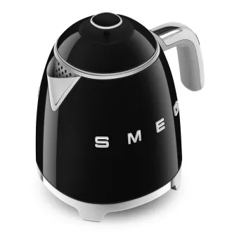 Smeg KLF05BLEU mini rýchlovarná kanvica, 0, 8 l / 3 šálky, 1400 W, štýl 50. rokov, čierna