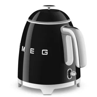 Smeg KLF05BLEU mini rýchlovarná kanvica, 0, 8 l / 3 šálky, 1400 W, štýl 50. rokov, čierna
