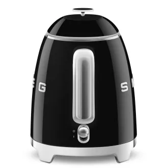 Smeg KLF05BLEU mini rýchlovarná kanvica, 0, 8 l / 3 šálky, 1400 W, štýl 50. rokov, čierna
