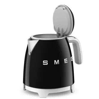 Smeg KLF05BLEU mini rýchlovarná kanvica, 0, 8 l / 3 šálky, 1400 W, štýl 50. rokov, čierna