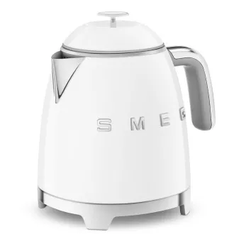 Smeg KLF05WHEU, mini rýchlovarná kanvica, 0, 8 l / 3 šálky, 1400 W, štýl 50. rokov, biela