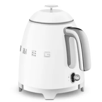 Smeg KLF05WHEU, mini rýchlovarná kanvica, 0, 8 l / 3 šálky, 1400 W, štýl 50. rokov, biela