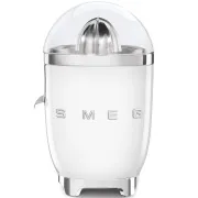Smeg CJF11WHEU citrusový odšťavovač, 70 W, manuálny tlak, univerzálny kužeľ z nerezovej ocele, biely
