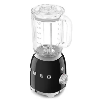 Smeg BLF03BLEU mixér, 800 W, 4 programy, funkcia pulse, 18000 RPM, nerezové ostrie, Ice crush, 50's Style, čierny