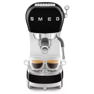 Smeg ECF02BLEU kávovar na espresso, pákový, 1350 W, 15 bar, termoblok, pasívny ohrievač šálok, čierny Smeg ECF02BLEU kávovar na espresso, pákový, 1350 W, 15 bar, termoblok, pasívny ohrievač šálok, čierny