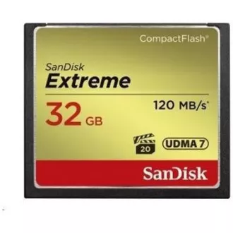 SanDisk Compact Flash 32GB Extreme (R:120/W:85 MB/s) UDMA7