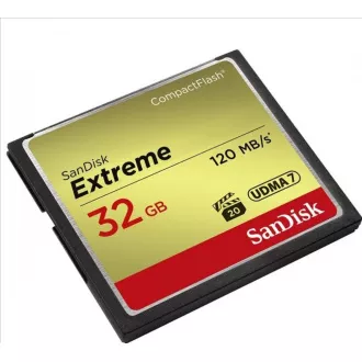 SanDisk Compact Flash 32GB Extreme (R:120/W:85 MB/s) UDMA7