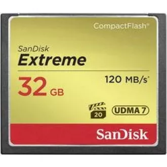 SanDisk Compact Flash 32GB Extreme (R:120/W:85 MB/s) UDMA7