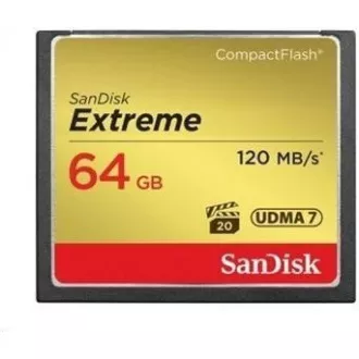 SanDisk Compact Flash 64GB Extreme (R:120/W:85 MB/s) UDMA7