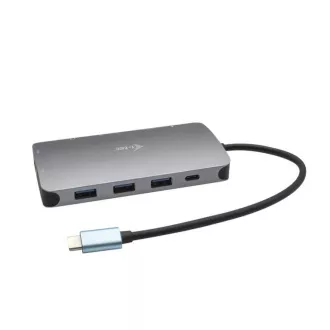 i-tec USB-C Metal Nano Dock HDMI/VGA s LAN + Power Delivery 100W + Charger 100W (bundle)
