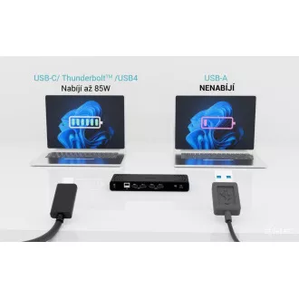 i-tec Universal Dual 4K Display Docking Station, Power Delivery 85W