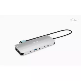 i-tec USB-C Metal Nano 3x Display Dock, 2x HDMI 1x USB-C video, Power Delivery 140W