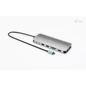 i-tec USB-C Metal Nano 3x Display Dock, 2x HDMI 1x USB-C video, PD 140W + Universal Charger 140 W