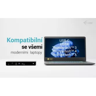 i-tec Thunderbolt4 3x Display Docking Station, Power Delivery 96W