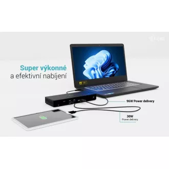 i-tec Thunderbolt4 3x Display Docking Station, Power Delivery 96W