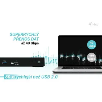 i-tec Thunderbolt4 3x Display Docking Station, Power Delivery 96W