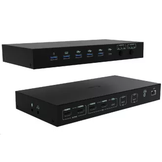 i-tec USB-C KVM Docking station pre 3 Hosts, Dual Display, Power Delivery 1x 92W/2x 65W
