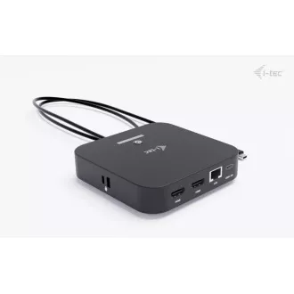 i-tec USB-C Dual HDMI Docking Station, Power Delivery 100W