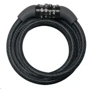 Master Lock Špirálový kombinačný zámok na bicykel 8143EURDPRO - 1, 2m