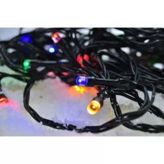 Solight LED vonkajšia vianočná reťaz, 500 LED, 50m, prívod 5m, 8 funkcií, časovač, IP44, viacfarebný Solight LED vonkajšia vianočná reťaz, 500 LED, 50m, prívod 5m, 8 funkcií, časovač, IP44, viacfarebný