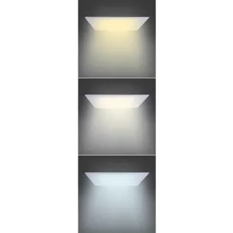 Solight LED mini panel CCT, podhľadový, 24W, 1800lm, 3000K, 4000K, 6000K, štvorcový