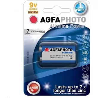 AgfaPhoto Power alkalická batéria 9V, blister 1ks