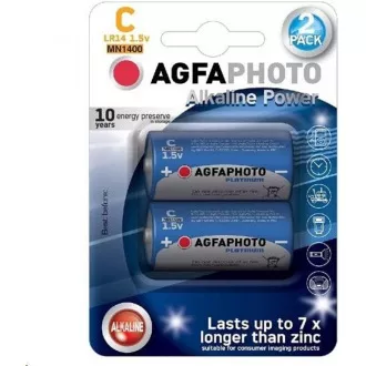 AgfaPhoto Power lkalická batéria LR14/C, blister 2ks