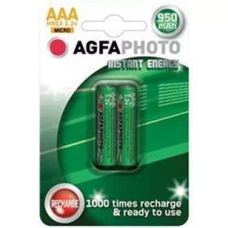 AgfaPhoto prednabitá batéria AAA, 950mAh, 2ks