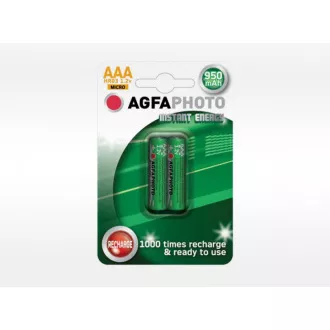 AgfaPhoto prednabitá batéria AAA, 950mAh, 2ks