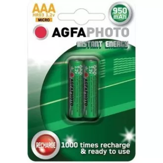 AgfaPhoto prednabitá batéria AAA, 950mAh, 2ks