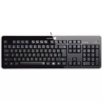 CONNECT IT Klávesnica CI-45 s LED podsvietením, USB CONNECT IT Klávesnica CI-45 s LED podsvietením, USB
