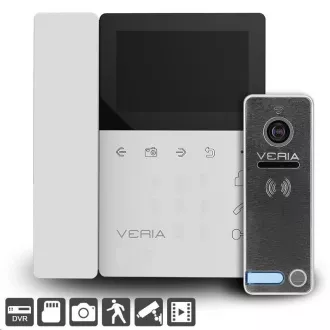 SET Videotelefón VERIA 7043B biely + VERIA 230