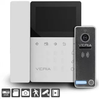 SET Videotelefón VERIA 7043B biely + VERIA 230