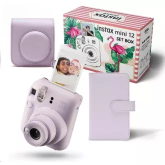 Fujifilm MINI 12 Big bundle fialový Fujifilm MINI 12 Big bundle fialový