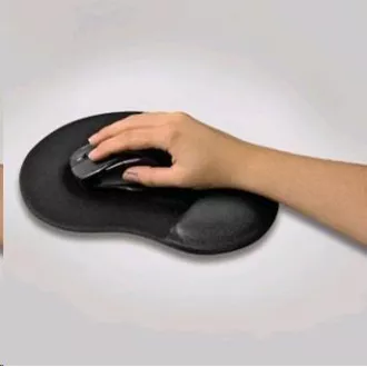 Hama ergonomická gélová podložka pod myš, čierna