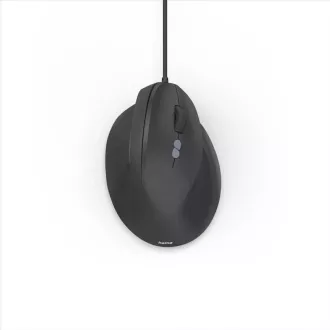 Hama vertikálna ergonomická káblová myš ECM-500R, pre pravákov, čierna