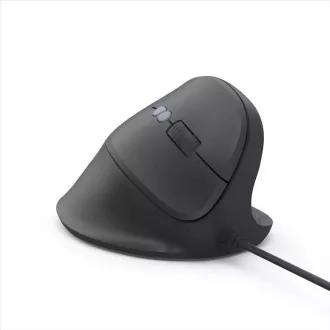 Hama vertikálna ergonomická káblová myš ECM-500R, pre pravákov, čierna
