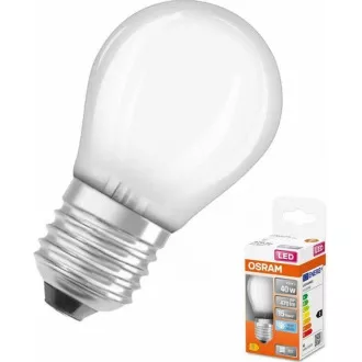 OSRAM LED STAR E27 4W/840 SCLP40W miniglobe studená