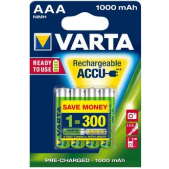Varta LR03/4BP 1000 mAh Ready to use (Blister 4ks)
