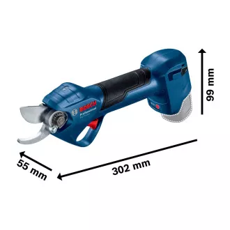 BOSCH Pro Pruner, akumulátorové záhradné nožnice, 25 mm, 12, 0 V, rýchlonabíjačka