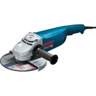 BOSCH GWS 2200, uhlová brúska, 2.200 W, 6.500 – 6.500 ot/min, 230 mm, aretovateľný spínač BOSCH GWS 2200, uhlová brúska, 2.200 W, 6.500 – 6.500 ot/min, 230 mm, aretovateľný spínač