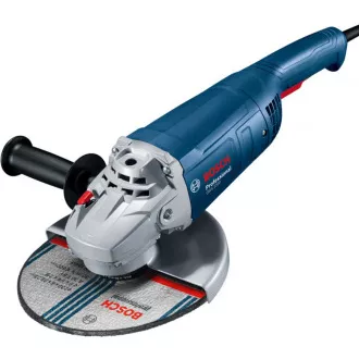 BOSCH GWS 2200, uhlová brúska, 2.200 W, 6.500 – 6.500 ot/min, 230 mm, aretovateľný spínač BOSCH GWS 2200, uhlová brúska, 2.200 W, 6.500 – 6.500 ot/min, 230 mm, aretovateľný spínač